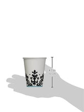 Love Always and Forever Wedding Party Damask Printed Paper Cups, 8 Pieces, Made from Paper, Blue Themed Wedding, 9 oz. by Amscan